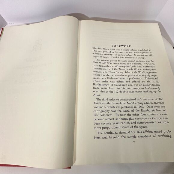 The Times Atlas of the World Comprehensive Edition Hard Cover 1967 - Picture 13 of 15